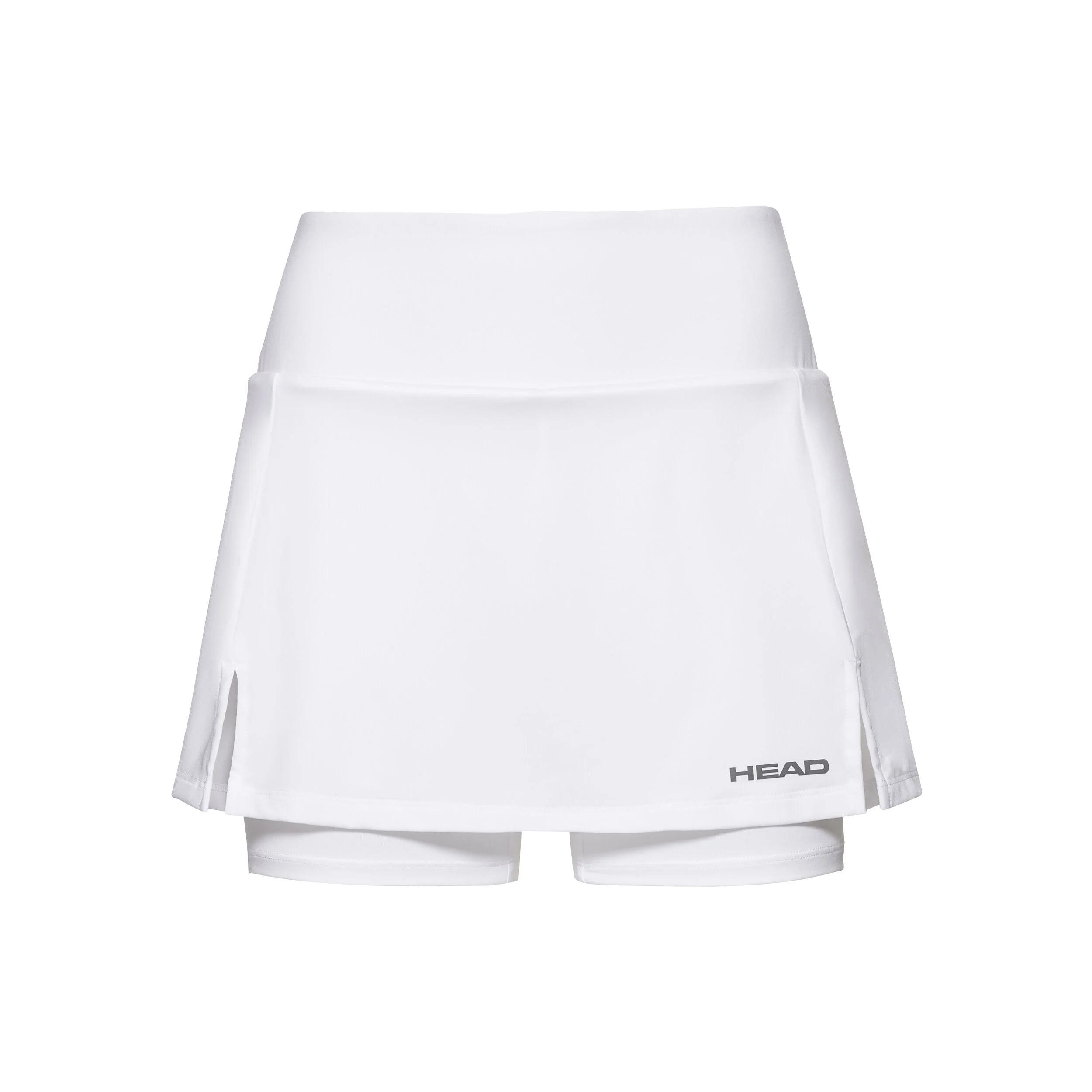 HEAD Club Basic Jupe Filles - Blanc , Argent