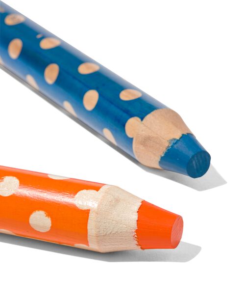 8 gros crayons de couleur