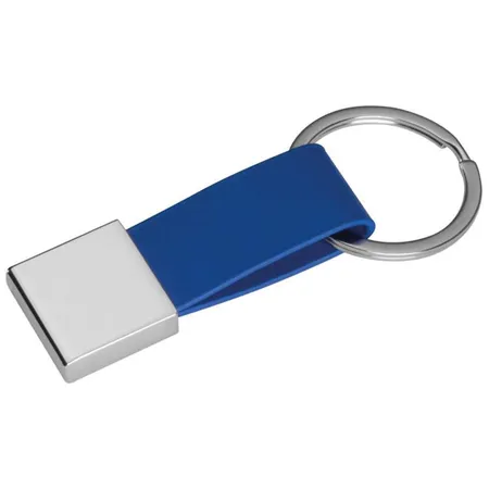 Macma Schlüsselanhänger mit Kunstleder-Bändchen, blau