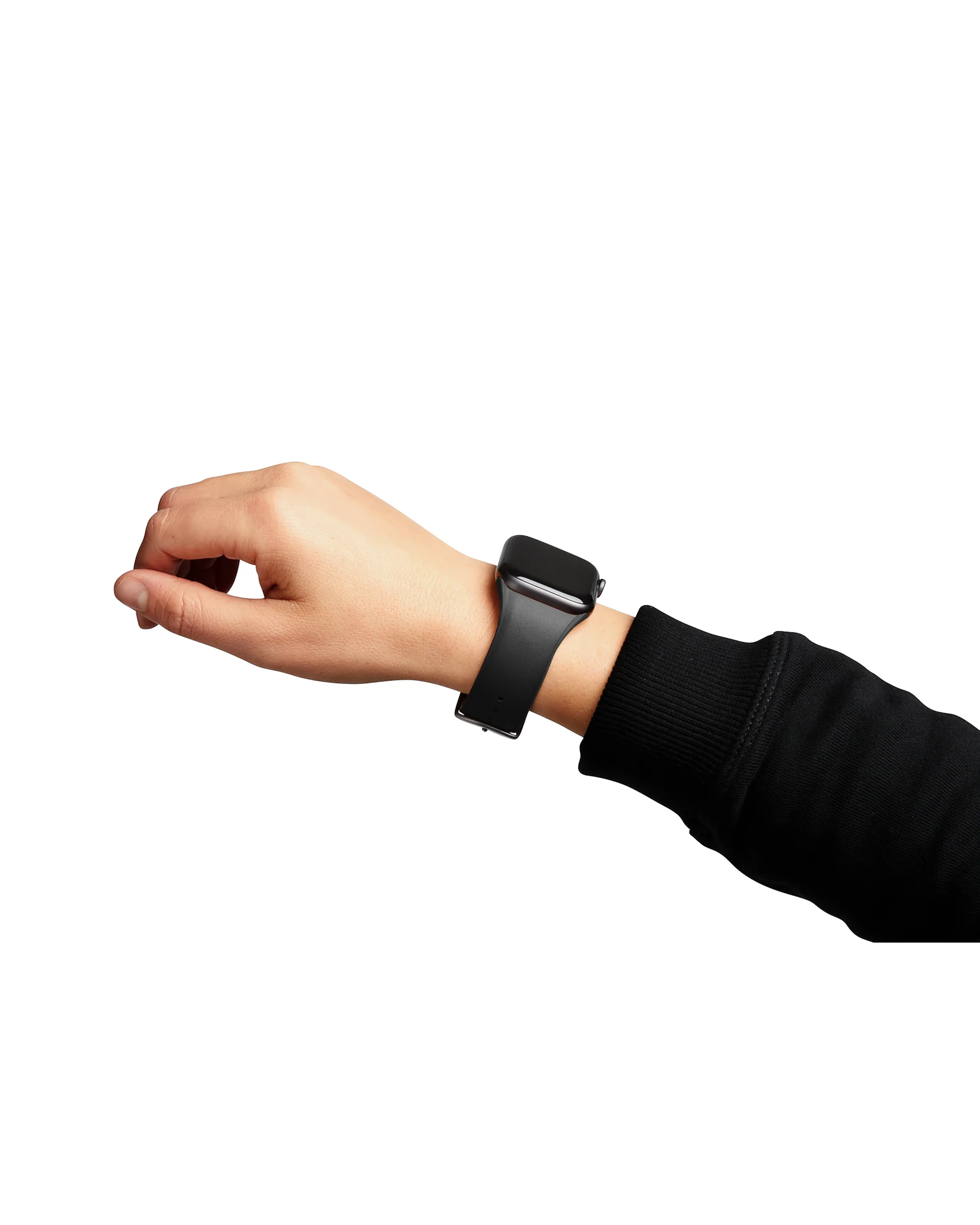 ECCO X Bellroy Smart Watch Lederarmband Schwarz 15,5X6,5X2 cm