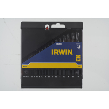 Irwin HSS Pro metaalborenset 19-delig Ø1-10 mm