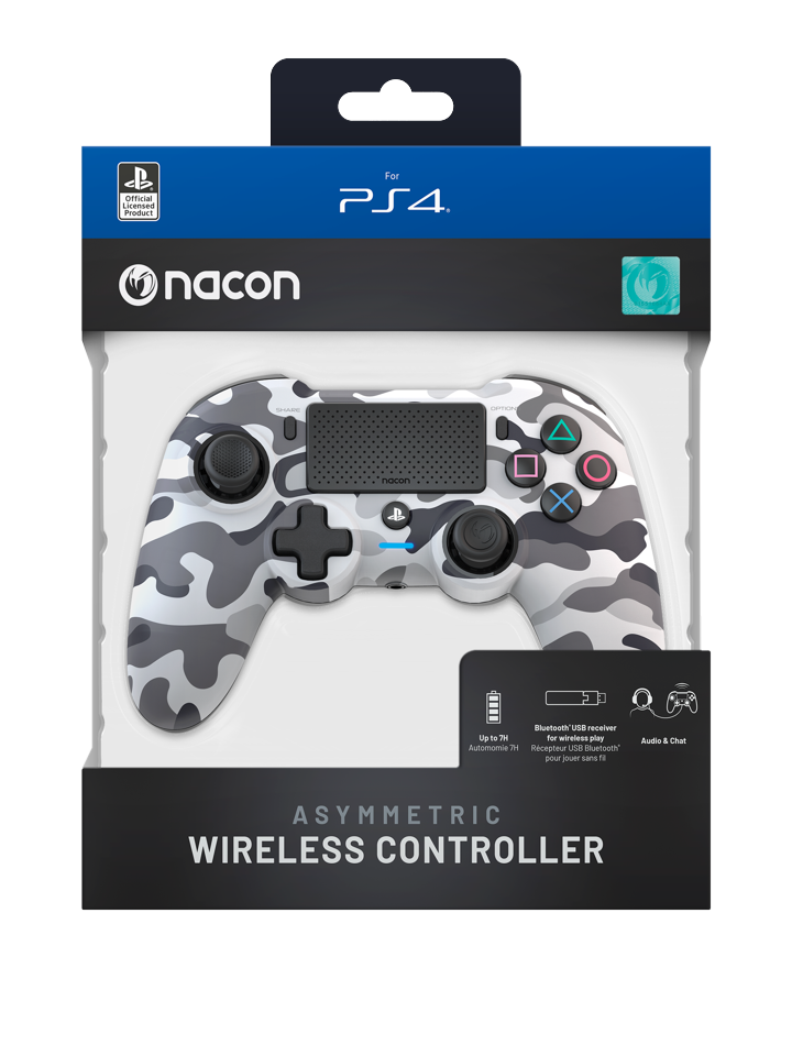 Nacon Wireless Dualshock 4 V2 Controller Asymmetric Camo Grey (PS4)