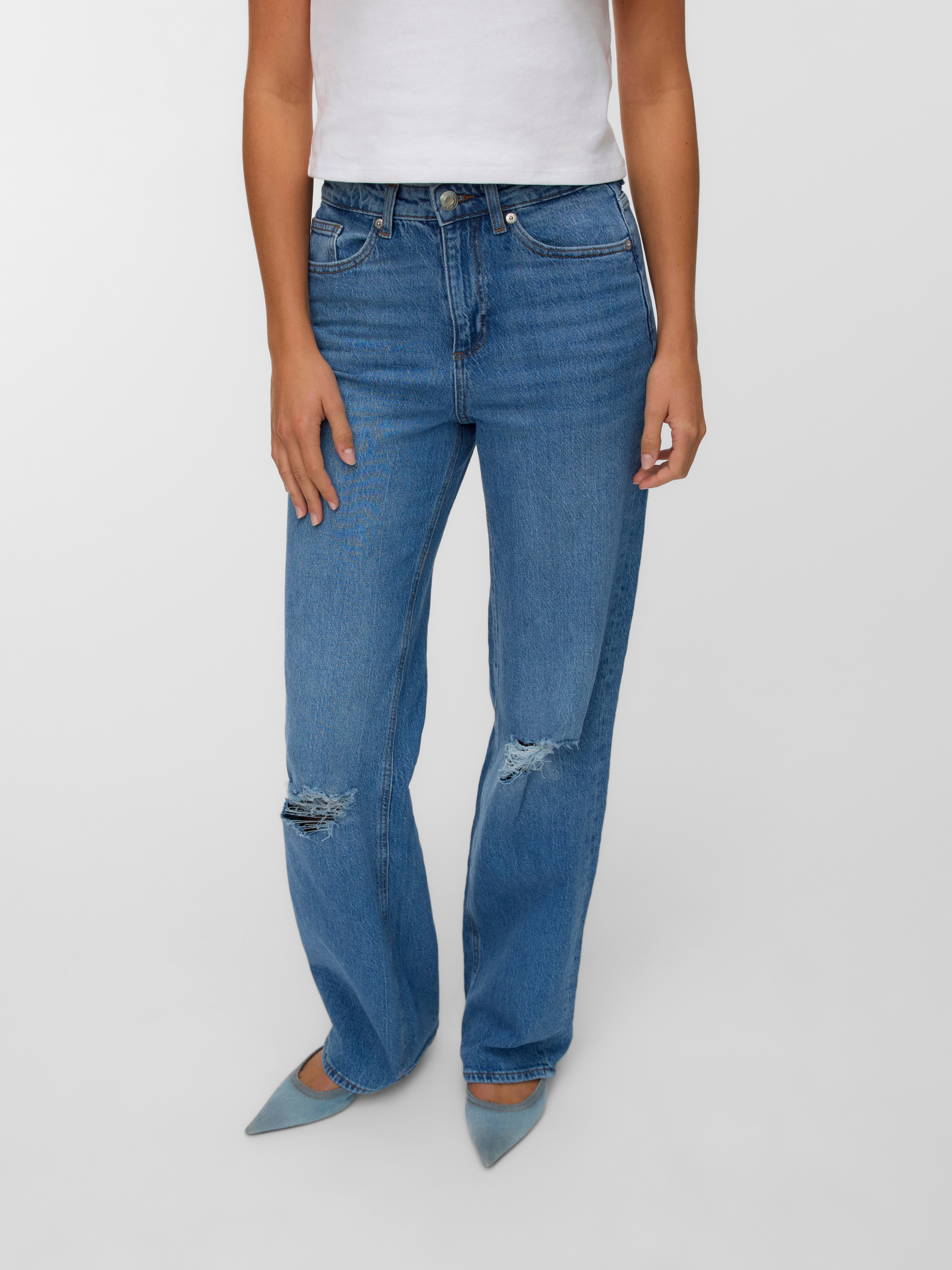 VMTESSA High rise Wide leg fit Jeans