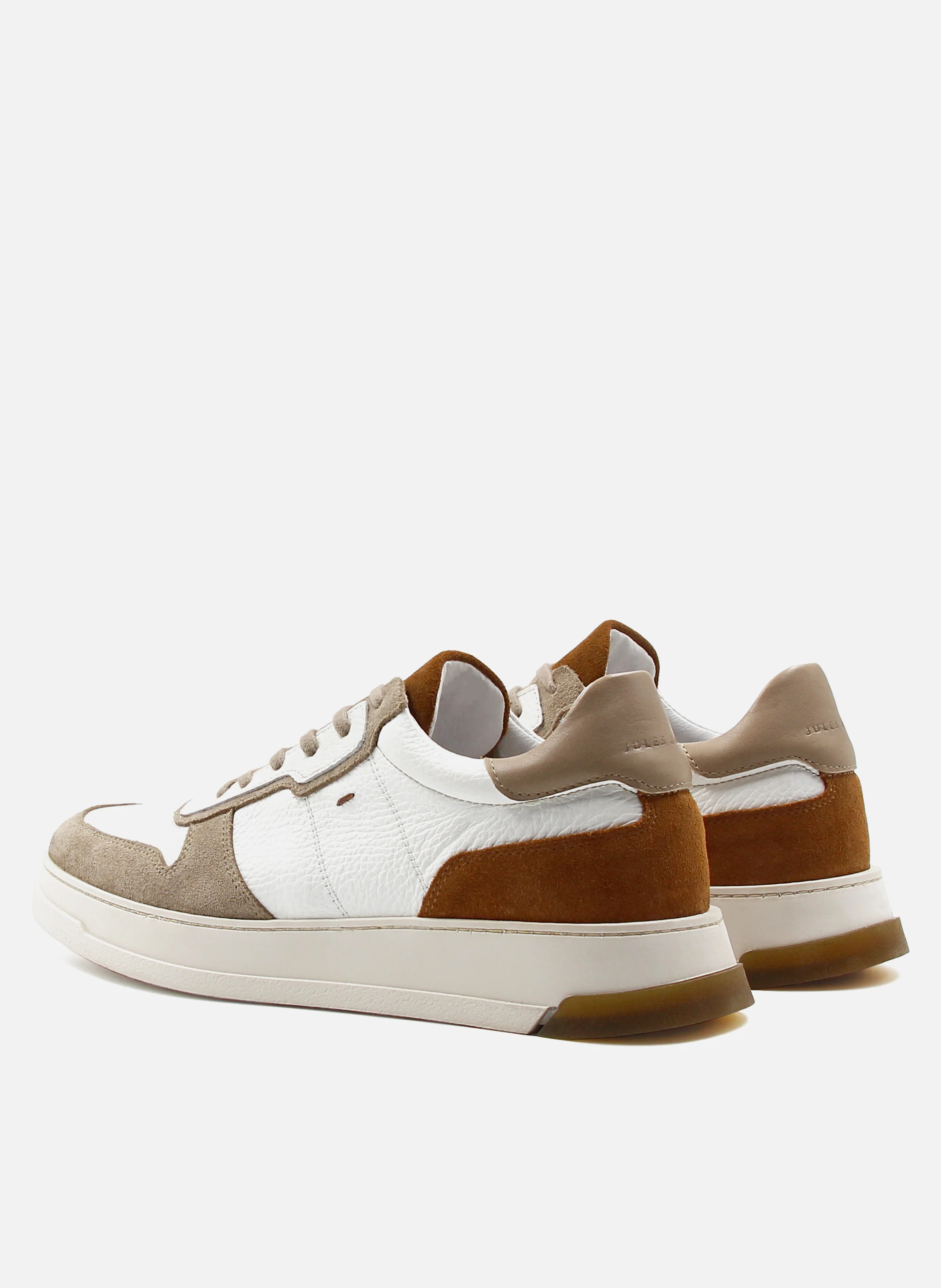 Baskets léo cuir | Blanc