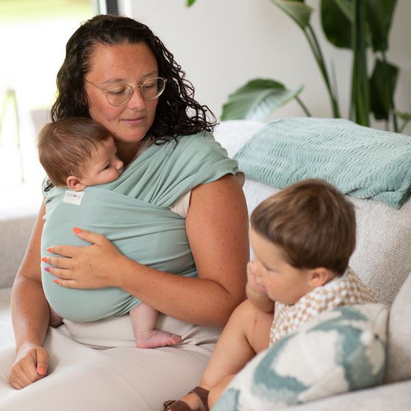 Babylonia Tricot-Slen Organic Draagdoek - Sage Green