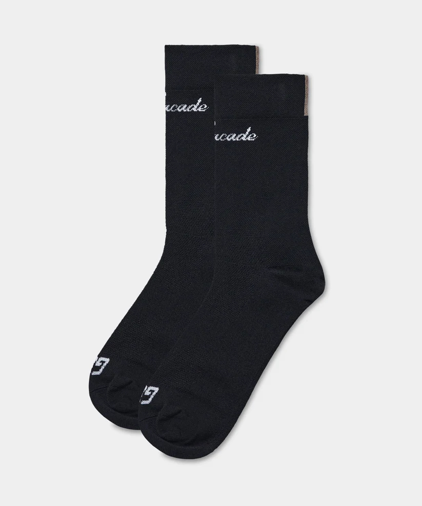 Macade Signature Crew Sock Womens Black