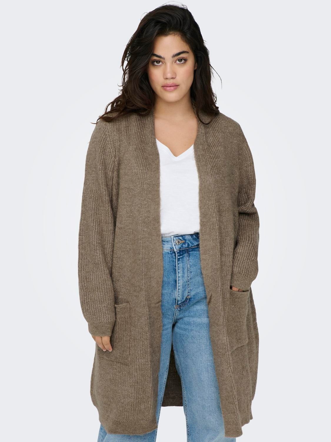 CARJADE Strickjacke Caribou