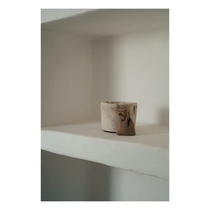 Mon Dada Bougie d'intérieur parfumée Down to earth | Blanc/Écru