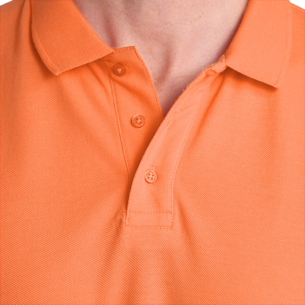 VanVaan Herren Poloshirt in Piqué-Qualität orange