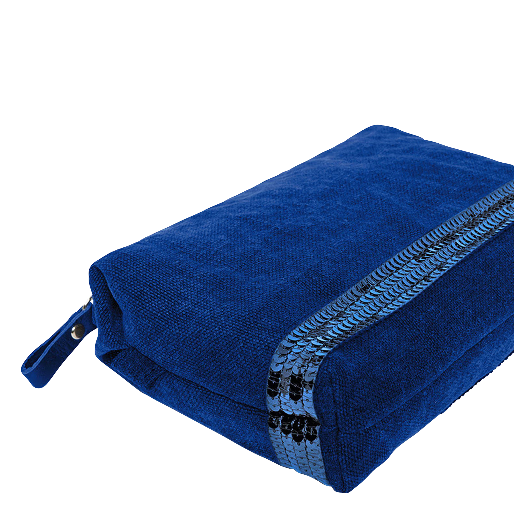 Pochette en lin| Bleu