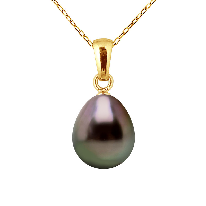 Pendentif - Or Jaune et Perle de Culture de Tahiti