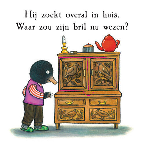 Uitgeverij lemniscaat flapjesboek de bril van mol
