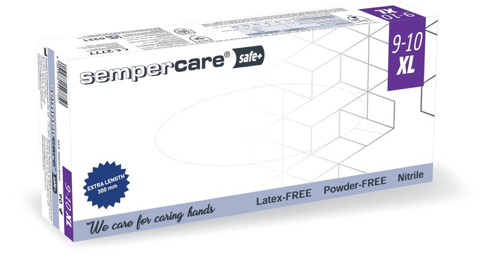 SEMPERCARE safe+<br>90 Stück, XL, unsteril