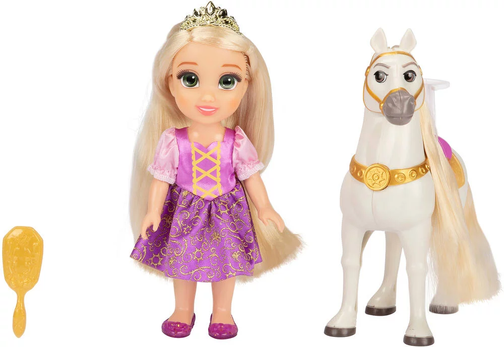 DISNEY PRINCESSES - POUPEE RAIPONCE ET MAXIMUS 15 CM