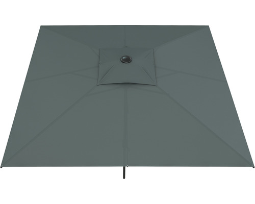 Parasol, zweefparasol Sarry Soluna 250 x 250 cm, polyester (PES), donkergrijs