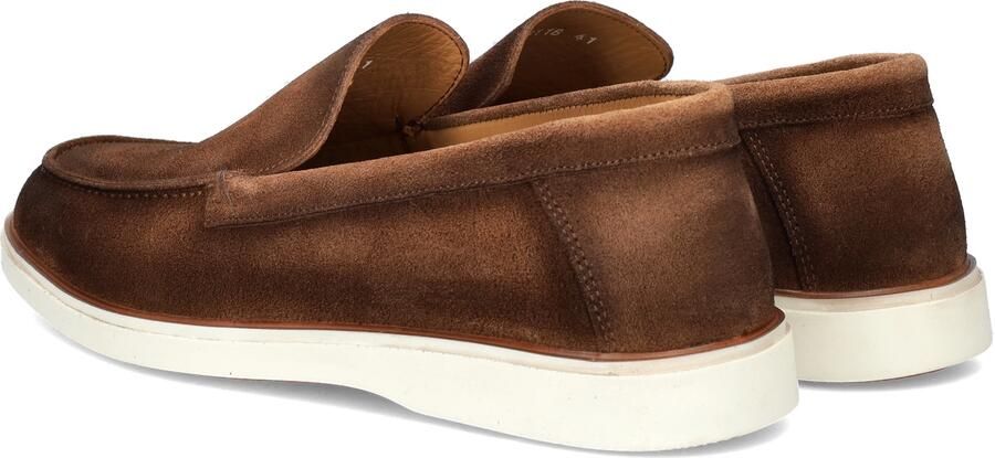 Nelson suède loafers cognac
