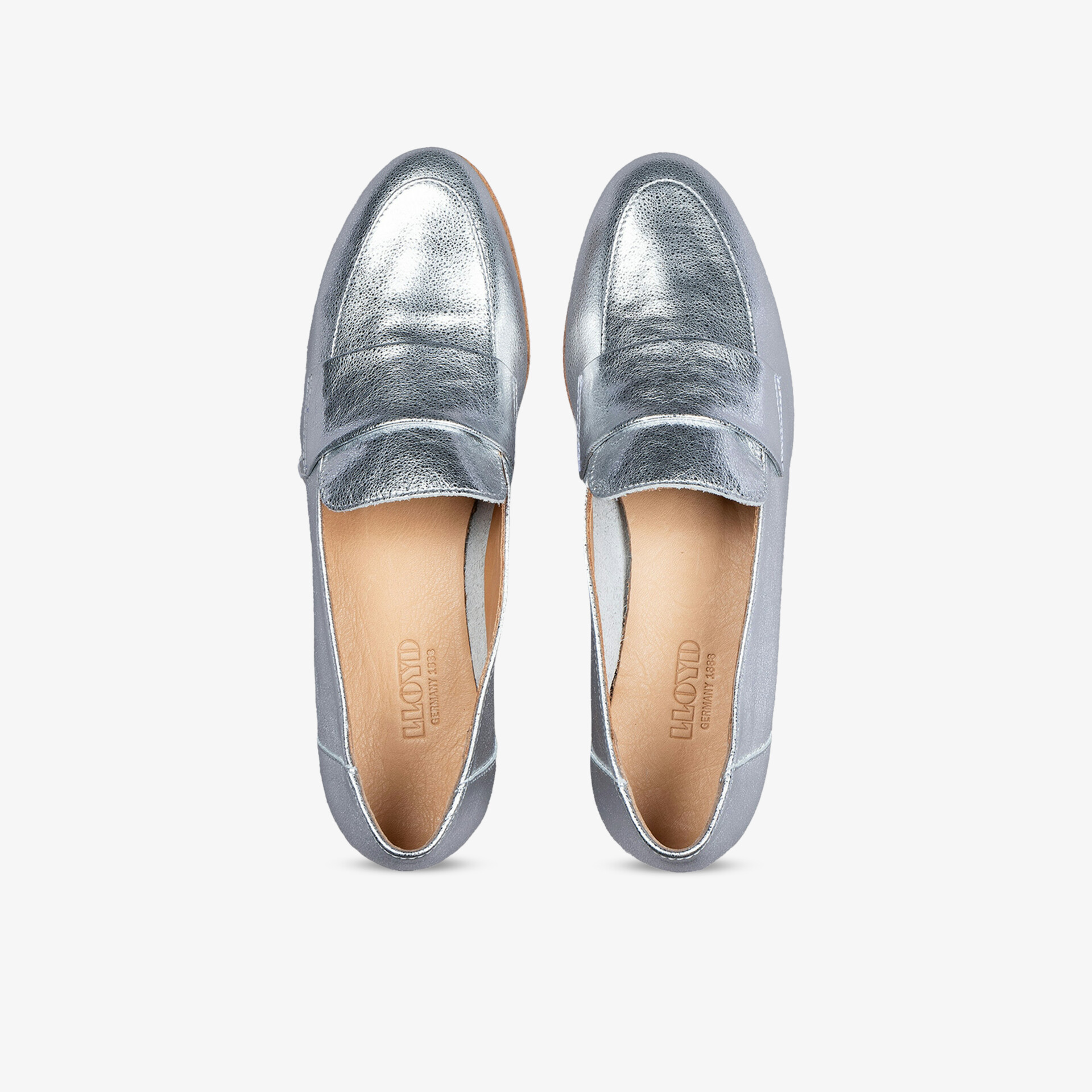 LLOYD Damen Loafer silber