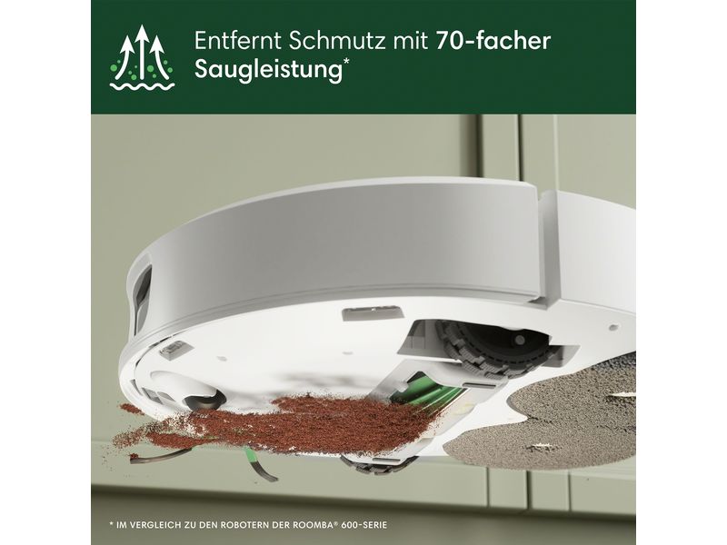 iRobot Saug- und Wischroboter Roomba Plus 505 Combo   AutoW Der Saugwischroboter mit ausfahrbaren Wischpads für eine verbesserte Kantenreinigung