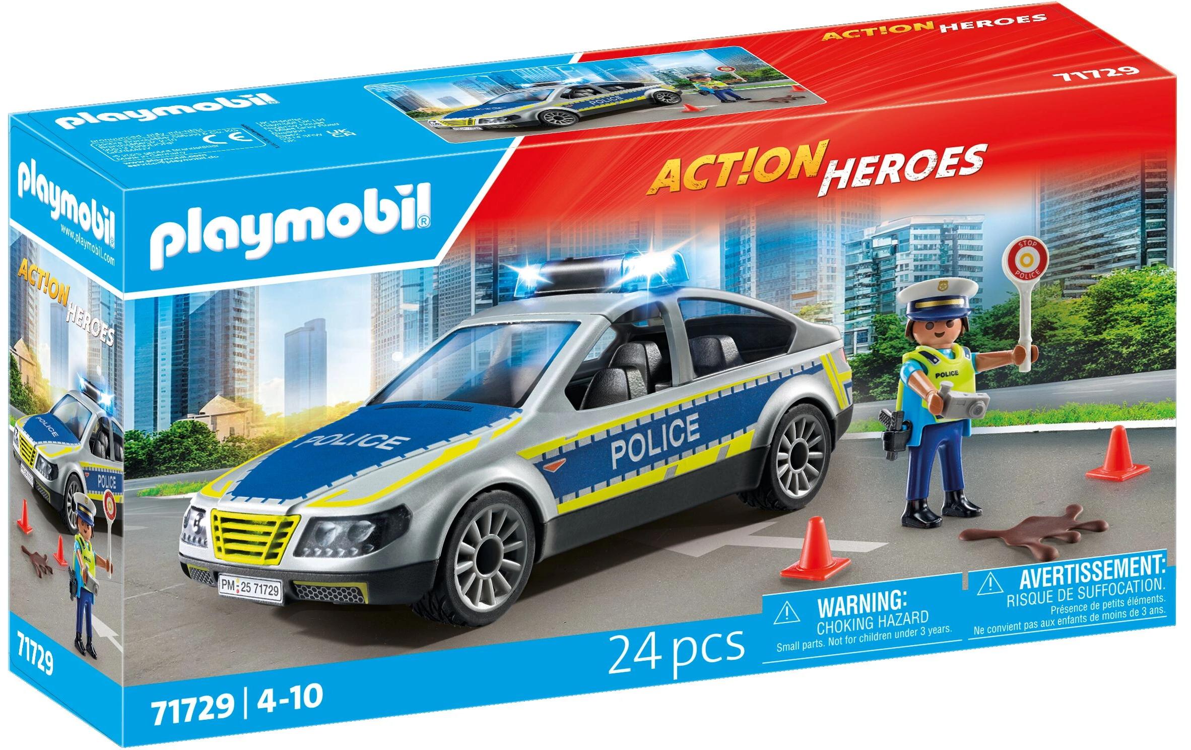 Action Heroes Polizei Streifenwagen 71729Spielfigur-Set