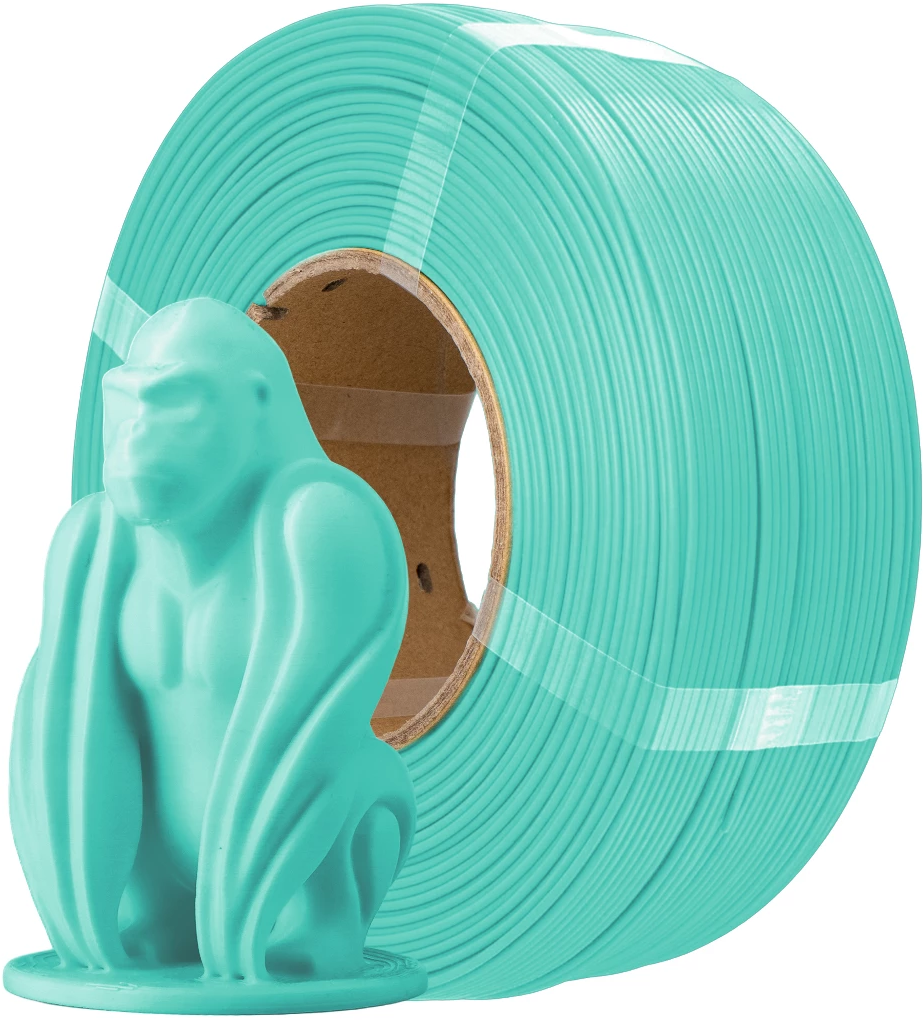AzureFilm  PLA Refill Caribbean Green, 1,75 mm / 1000 g    PLA mit guten mechanischen Eigenschaften, ohne Spule