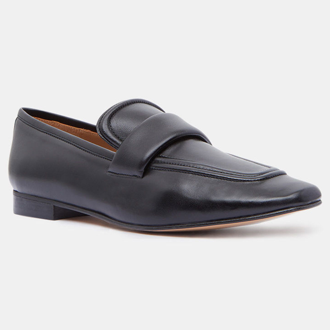 Flattered Mocassins en Cuir Souple Padded noirs
