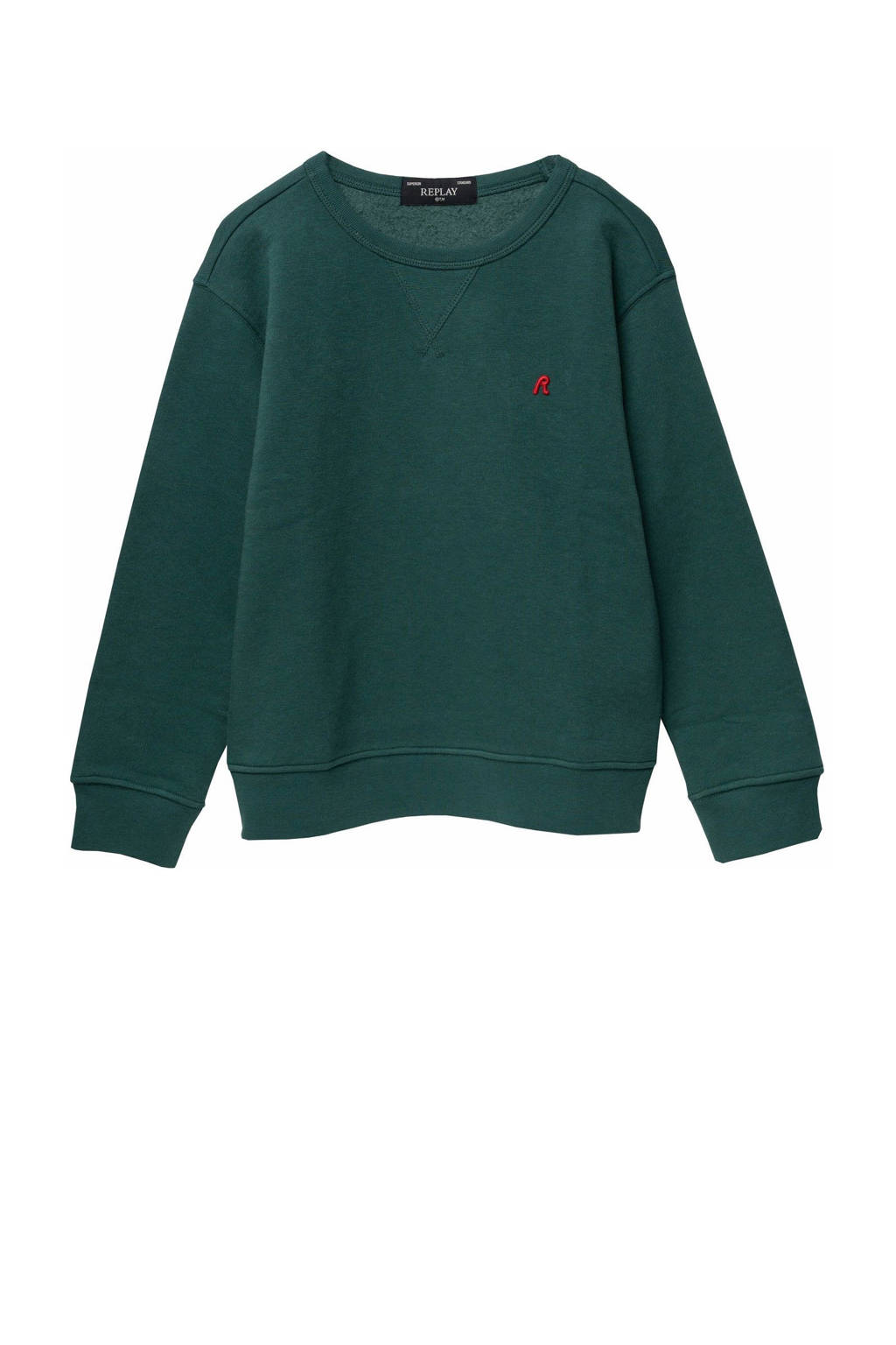 REPLAY sweater groen
