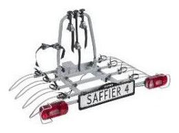 Eufab -  Porte-vélos 4 Vélos Basculant Sur Attelage Saffier 4 - Eufab