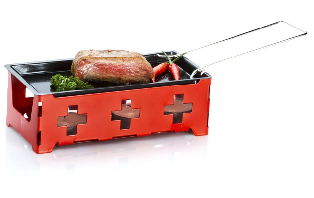 Nouvel Raclette »Nouvel Heat Cheese! home« 4 Stk. Raclettepfännchen