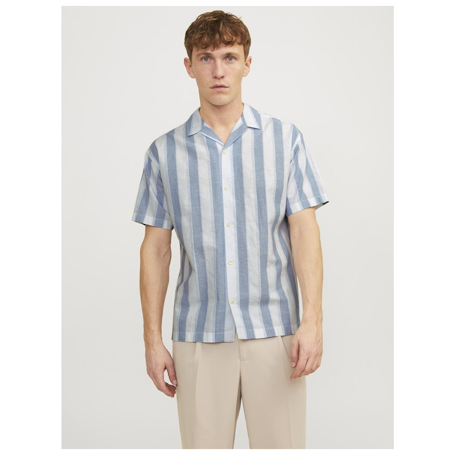 Jack & Jones JPRCCSUMMER STRIPE RESORT SHIR