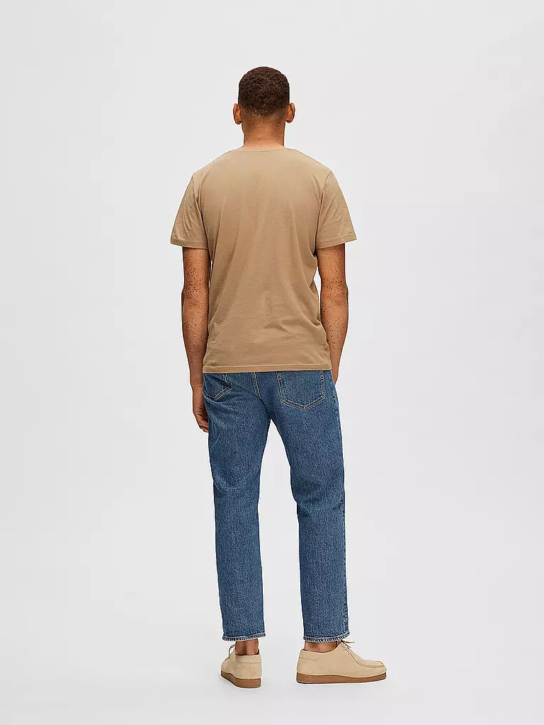SELECTED T-Shirt SLHASPEN  beige