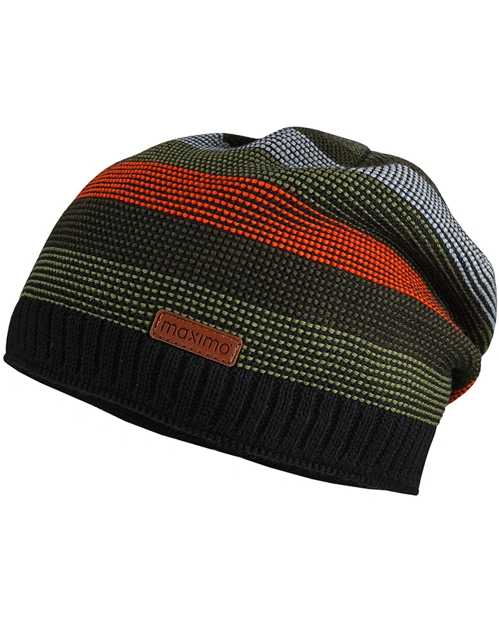 Mütze MINI COLOR in schwarz/avocado