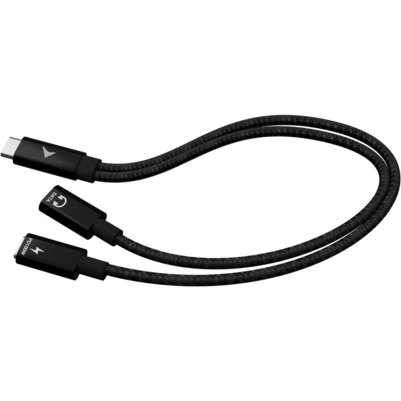 i-tec USB-C Cable Splitter Audio/Data + Power Delivery 100W