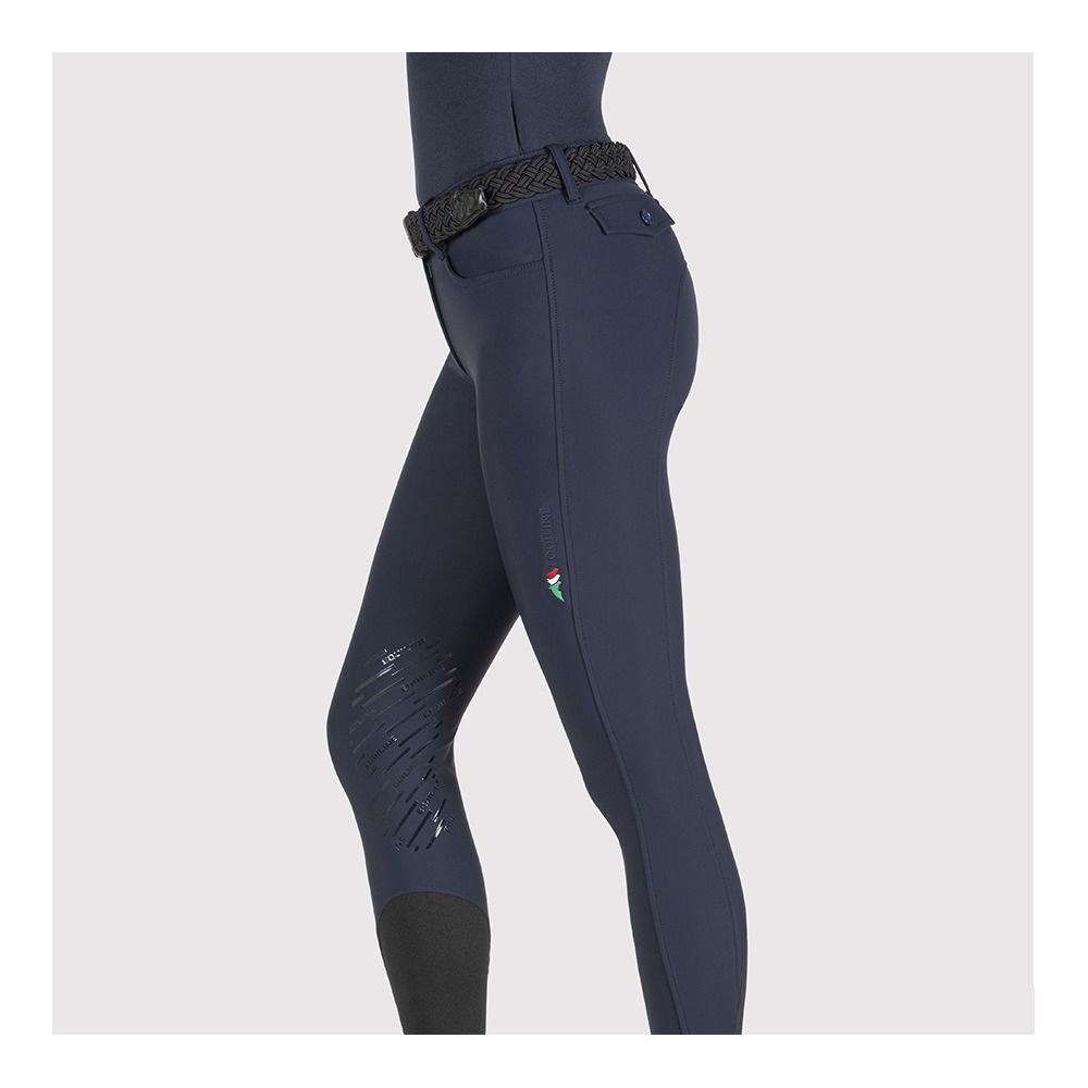 Equiline CORNER - Pantalon knee grip Femme blue