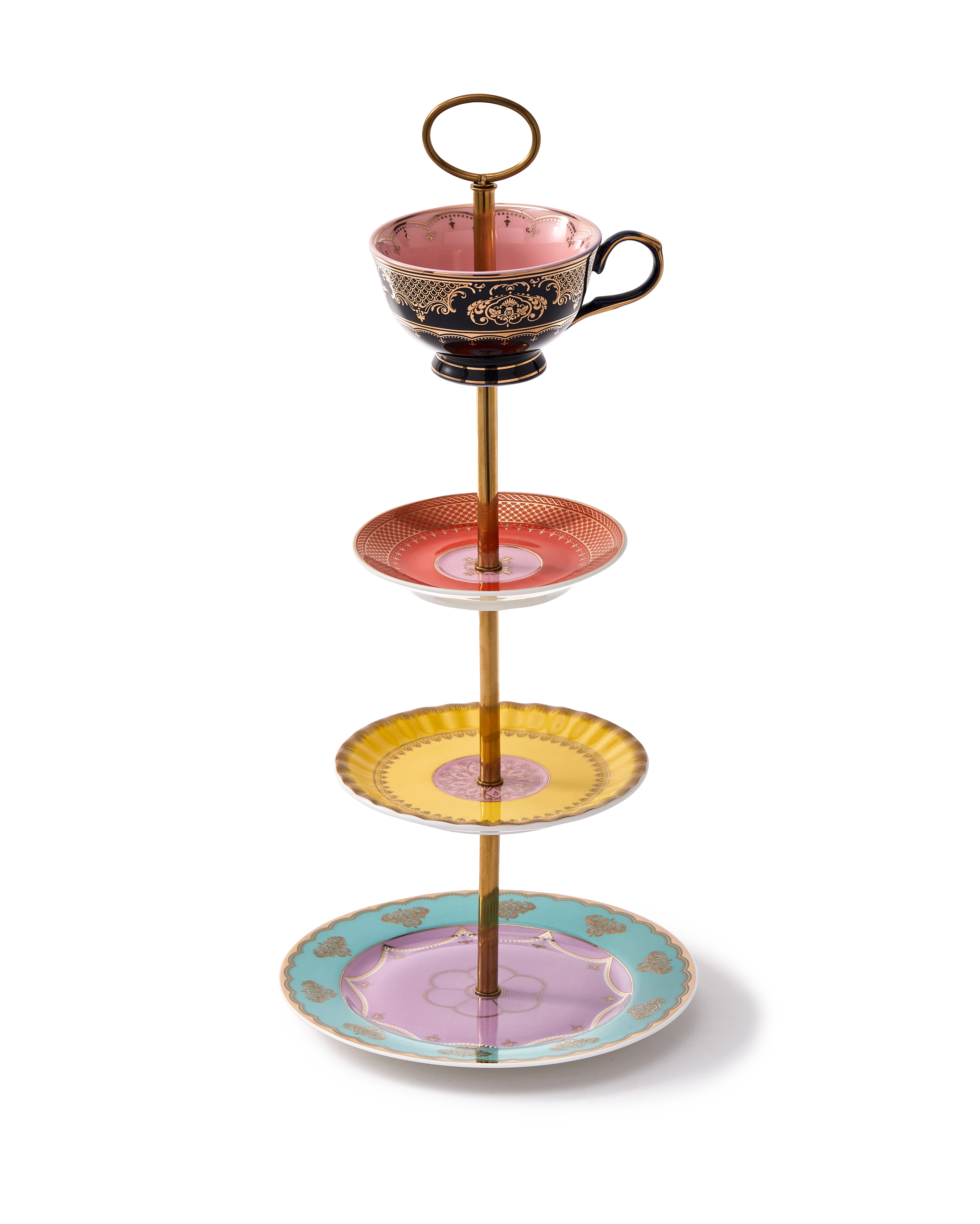 POLSPOTTEN  Grandpa High Tea Set etager