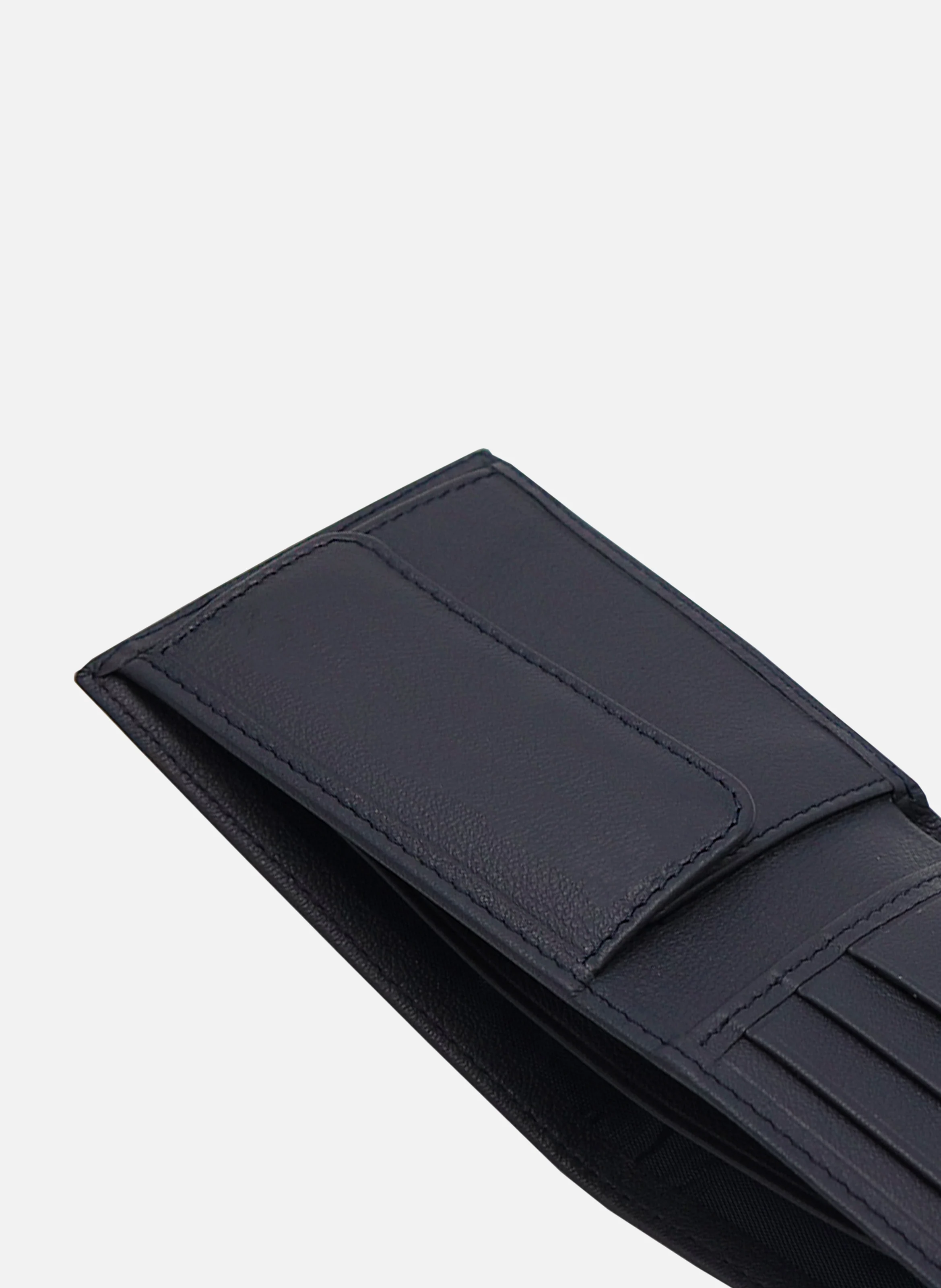 Portefeuille essentiel cuir grainé | Bleu