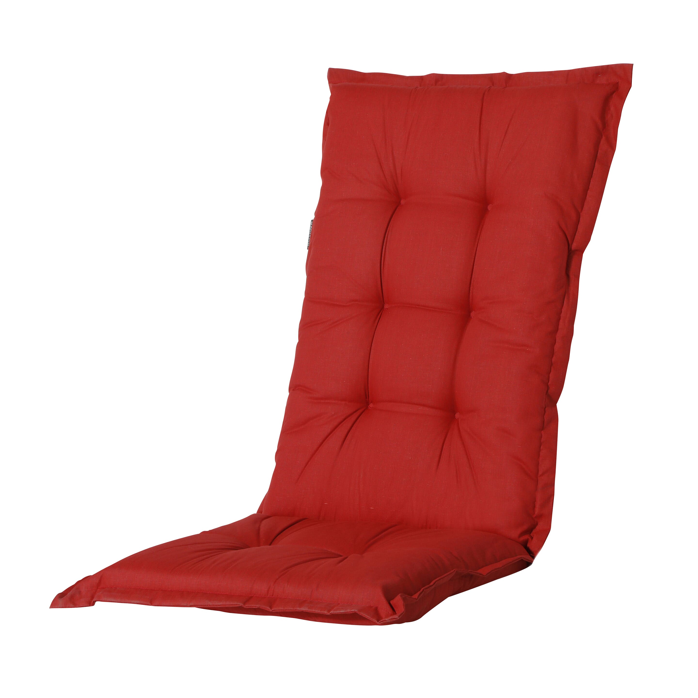 Madison Basic red Tuinstoelkussen - Set van 4