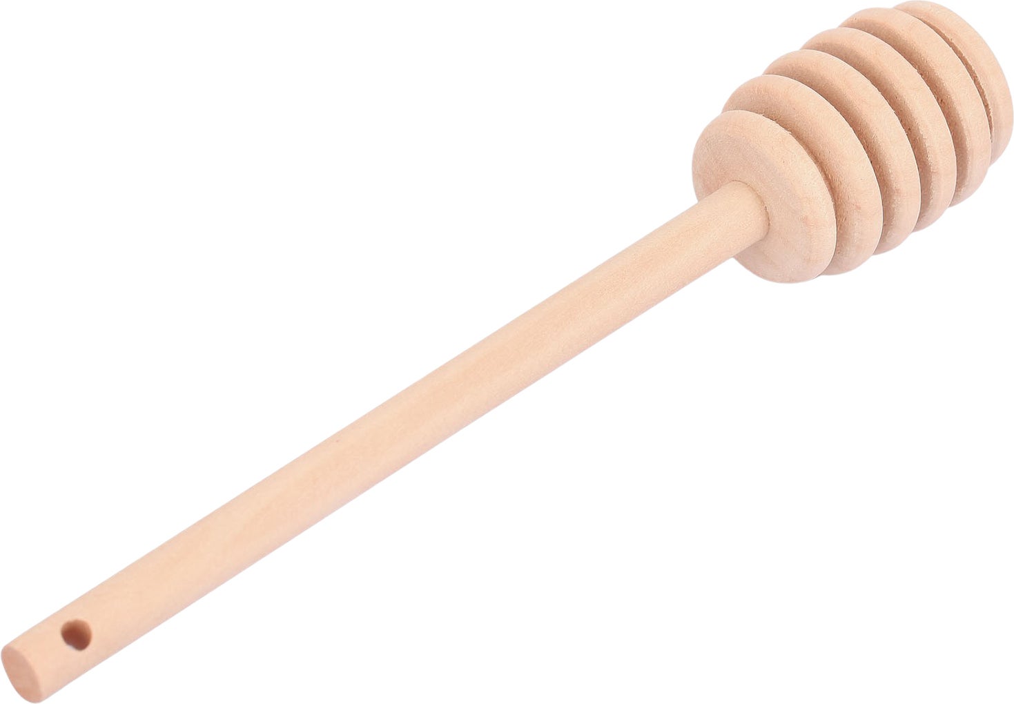 Honinglepel mangohout naturel D 2,8 H 15 cm