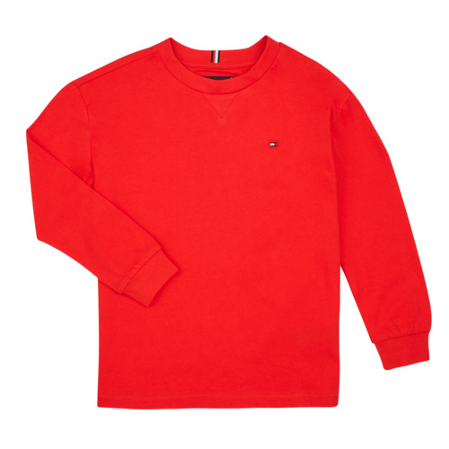 Tommy Hilfiger - TOMMY HILFIGER LOGO TEE L/S - Orange