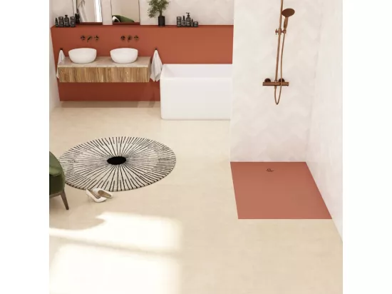 Receveur KINEDO Kinesurf Nova 120X90 Terracotta mat