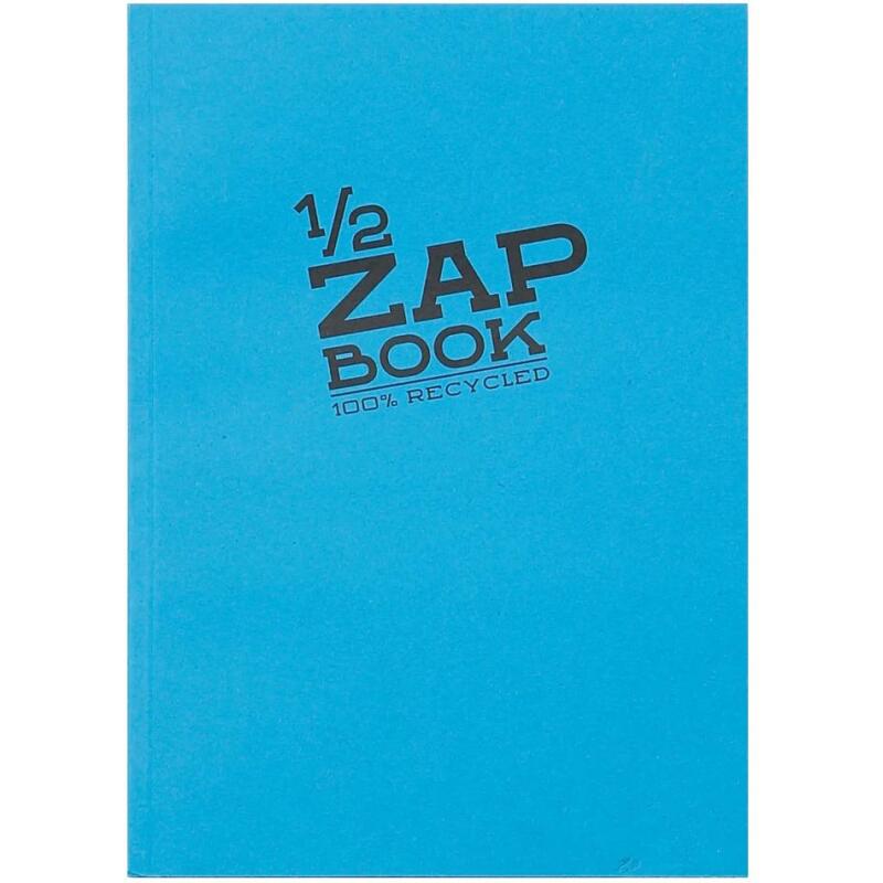 1/2 Zap Book carnet collé 80F A5 80g - Aléatoire