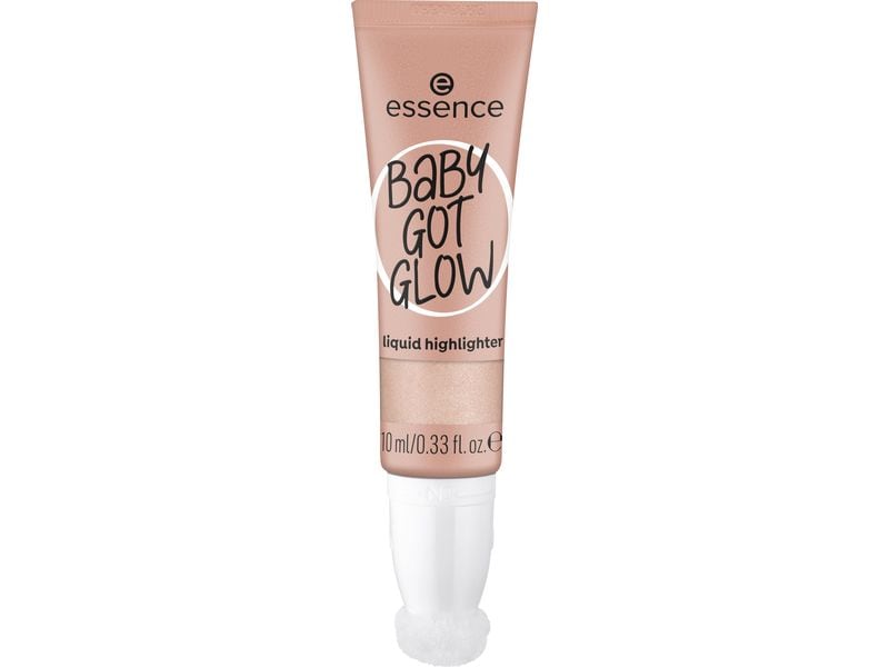 essence Highlighter Baby got glow liquid 10 Sassy in Silk Liquid Highlighter mit leicht verblendbarer Textur in Silky Beige
