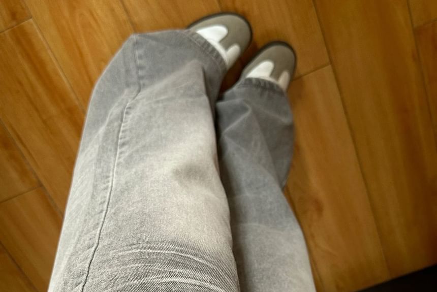 Jerolenea - High Waist Washed Wide Leg Jeans