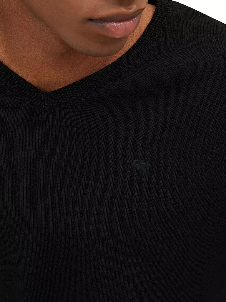 TOM TAILOR Pullover schwarz