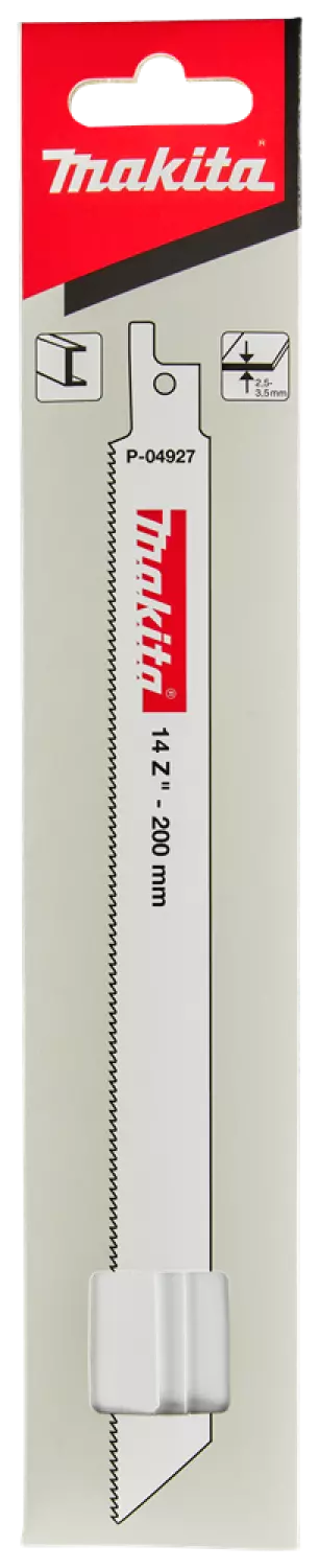 Makita P-04927 Reciprozaagblad - 180 x 1,8mm - RVS/Metaal (5st)