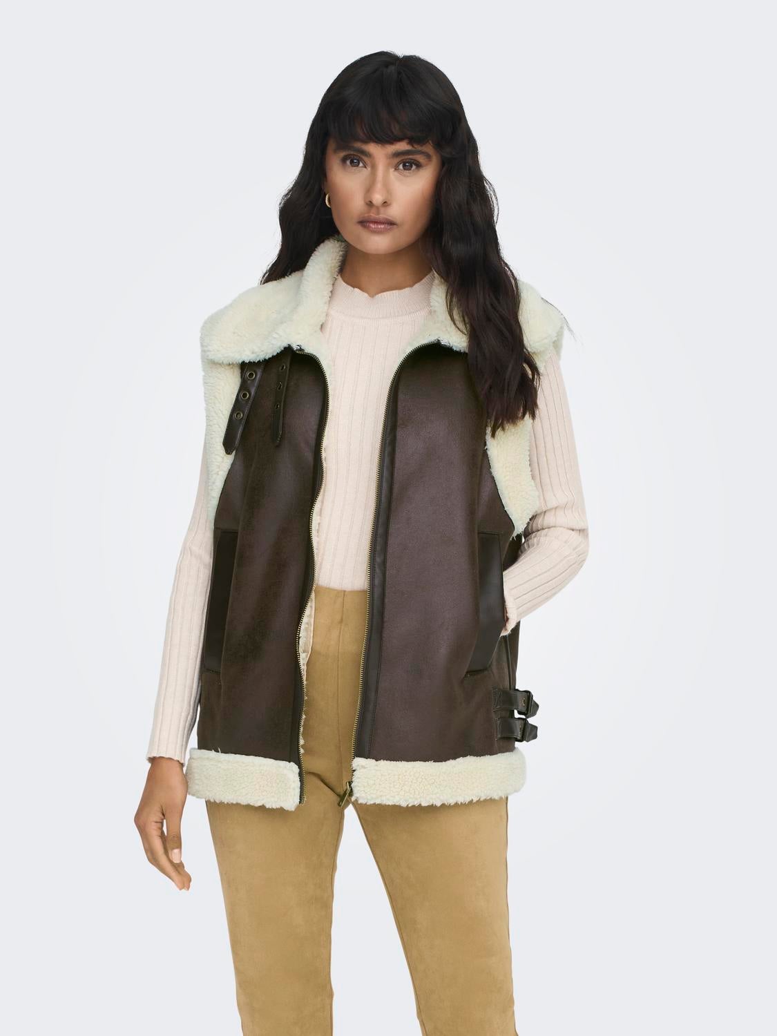 ONLBETTY Bikerjacke in Lederoptik Mole