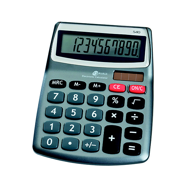 Calculatrice de bureau modèle 540, 10 chiffres