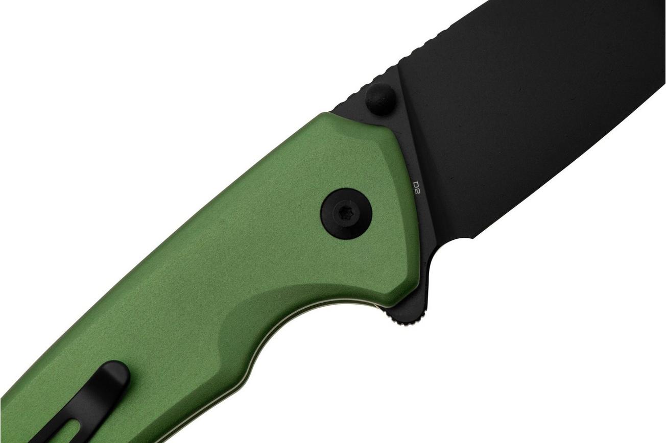 SENCUT Serene S21022B-5, Black D2, Green Aluminium, zakmes