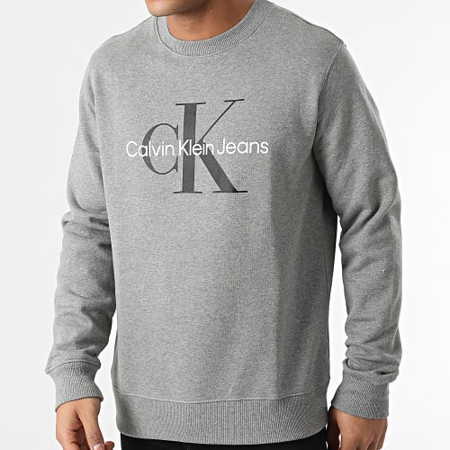 Sweat Crewneck Core Monogram 0933 Gris Chiné