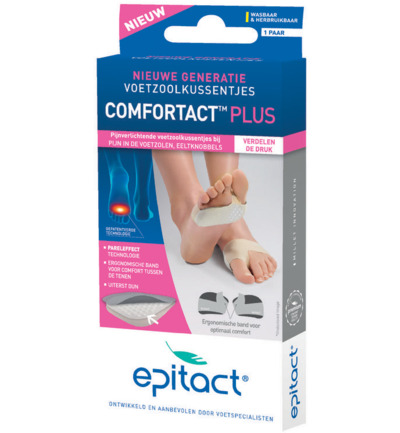 Epitact Voetzoolkussentjes Comfort Maat 42/45 (2 stuks)