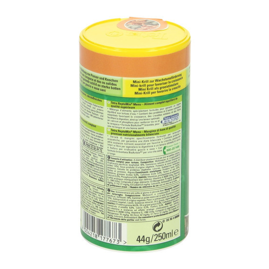 ReptoMin Menu pour tortue d'eau : 250 ml